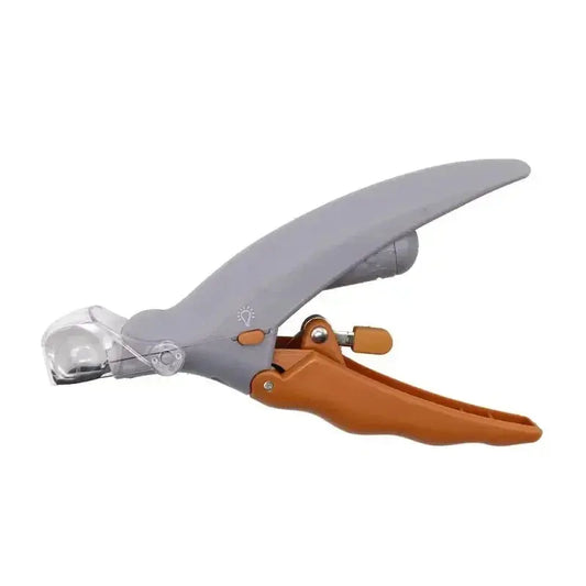 Professional Pet Nail Clipper with Integrated LED Light - Safe and Painless Claw Trimmer for Dogs and Cats
