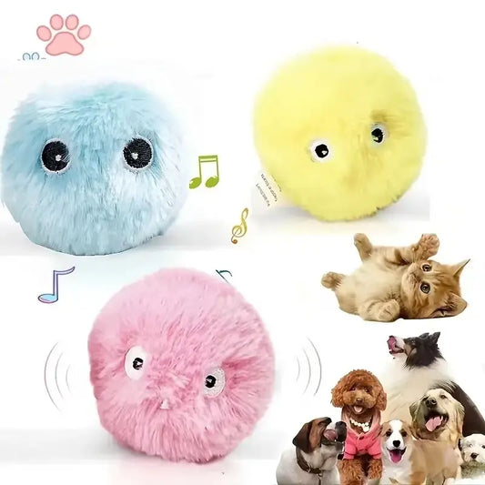 Interactive Plush Cat Toy with Realistic Bird, Cricket, and Frog Sounds - Touch-Activated 5.5 cm Outdoor Entertainment